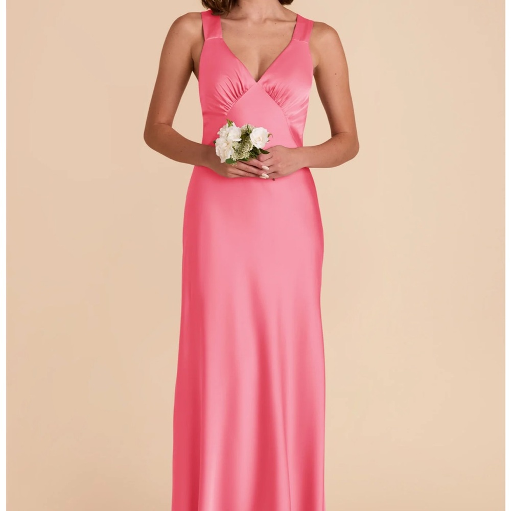Birdy Grey “Veronica” Dress – Bon Bon Pink (Matte Satin)